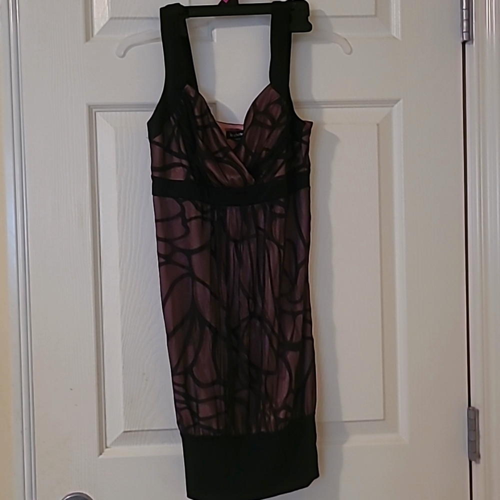 Le chateau XS pink dress with lace.